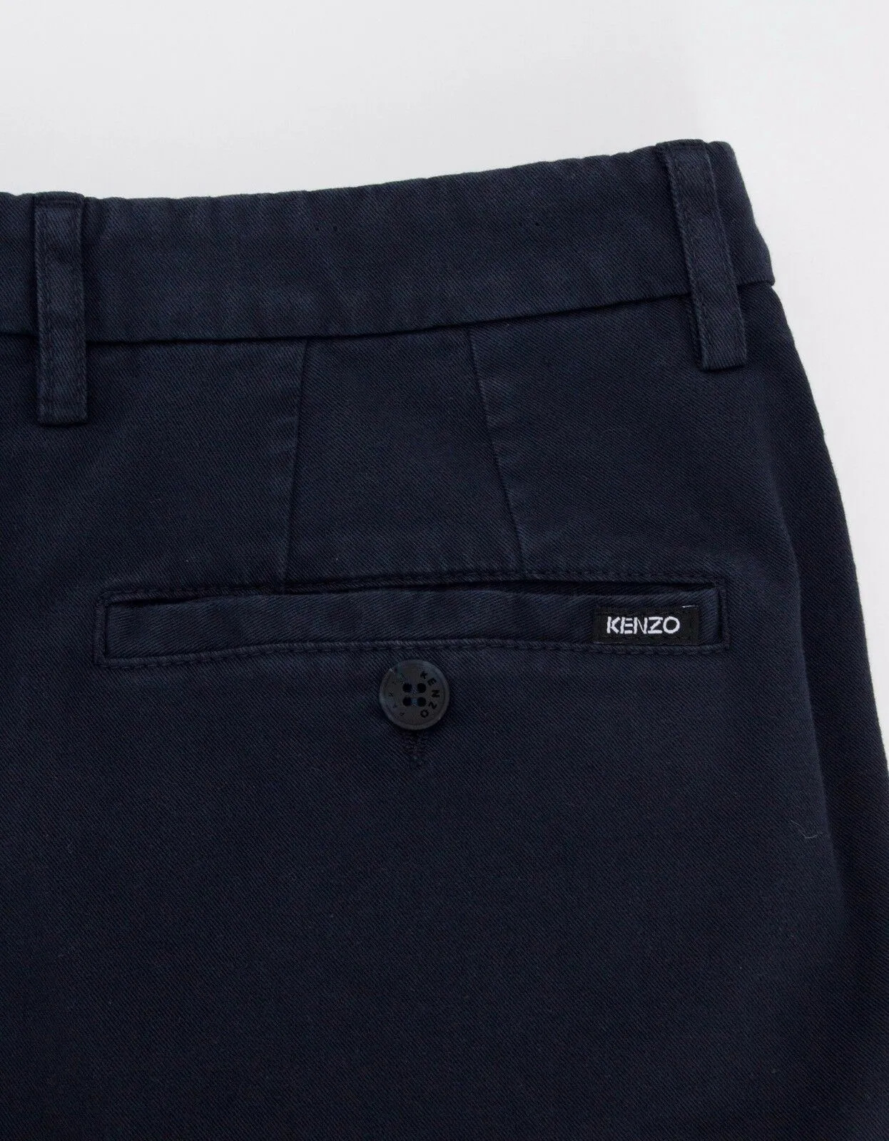 Navy Blue Chino Trousers