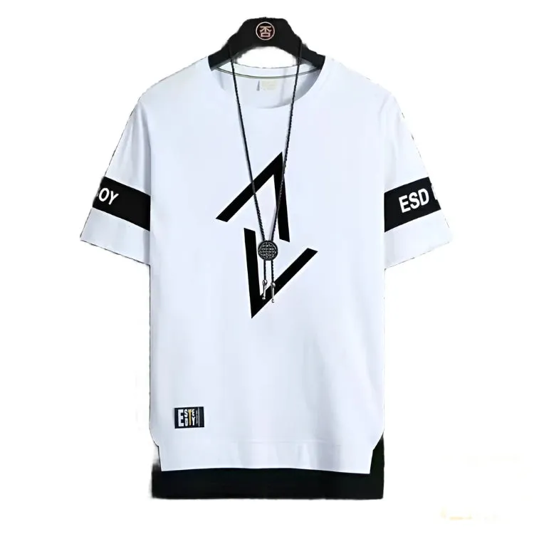 New Men's T Shirts Fashion Summer Short Sleeve Graphics Desing