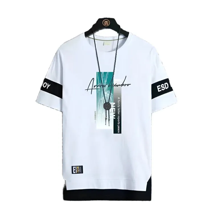 New Men's T Shirts Fashion Summer Short Sleeve Graphics Desing