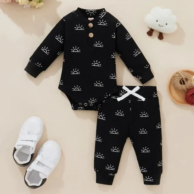 Newborn Baby Bodysuits   Elastic Pants