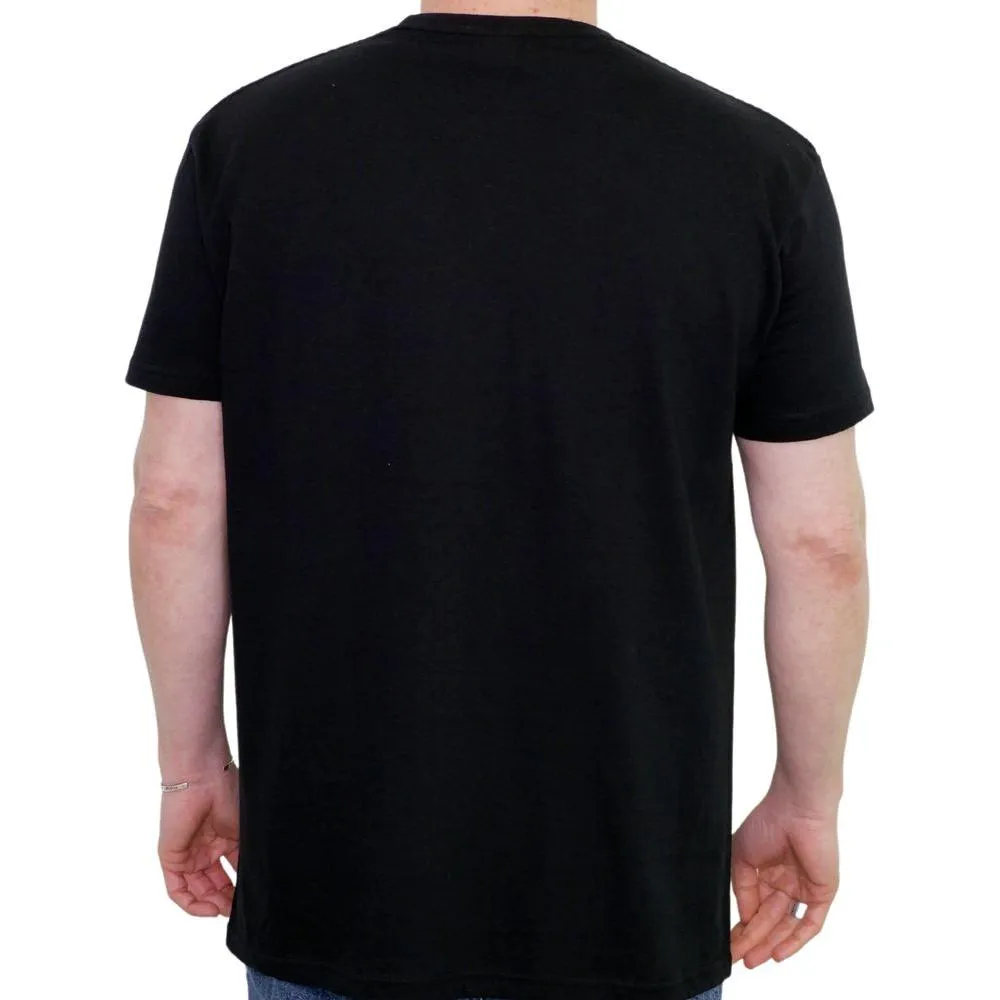 North Sails Embossed Logo Cotton Tee in Timeless Black