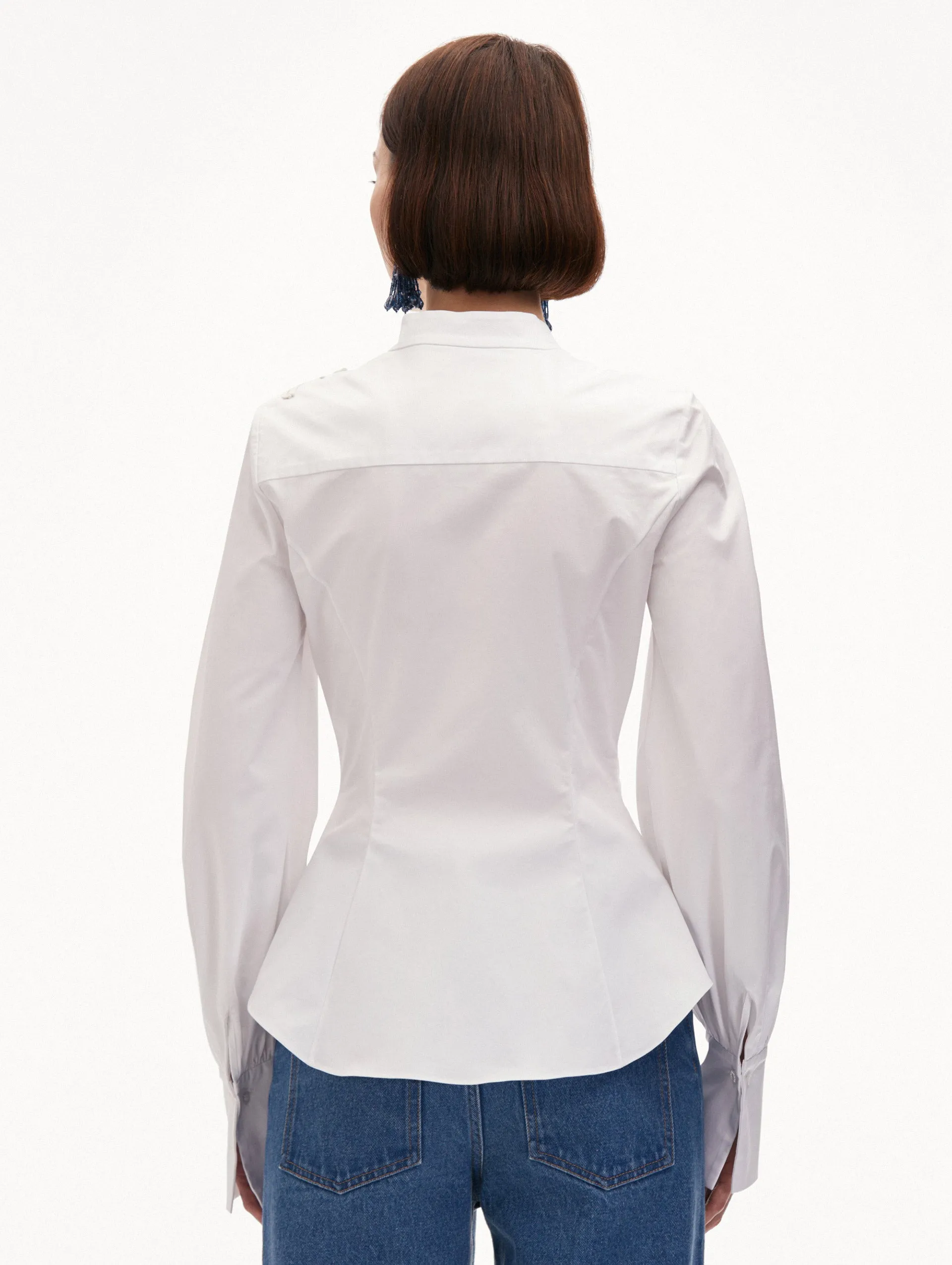 Orchid Cotton Twill Blouse