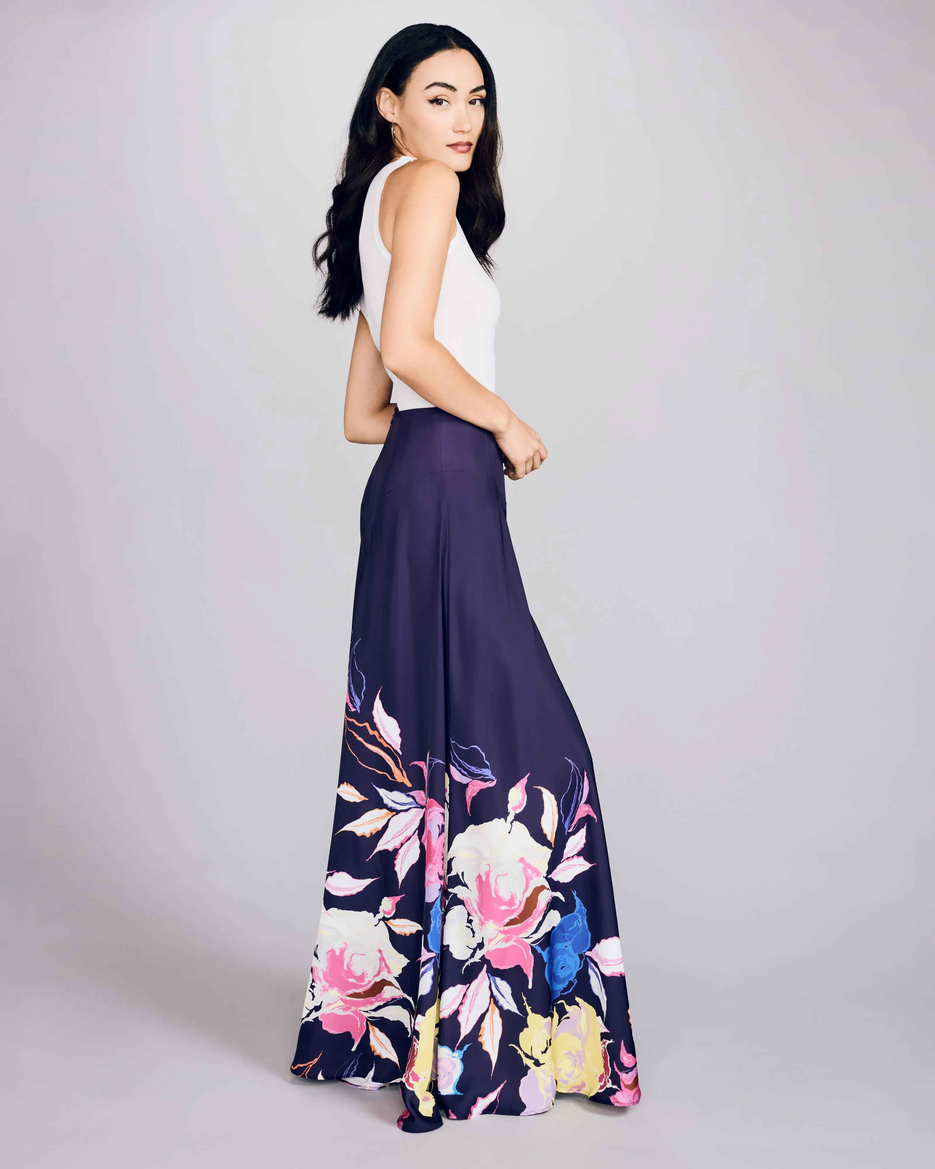 Petunia Floral Wide Legged Pant