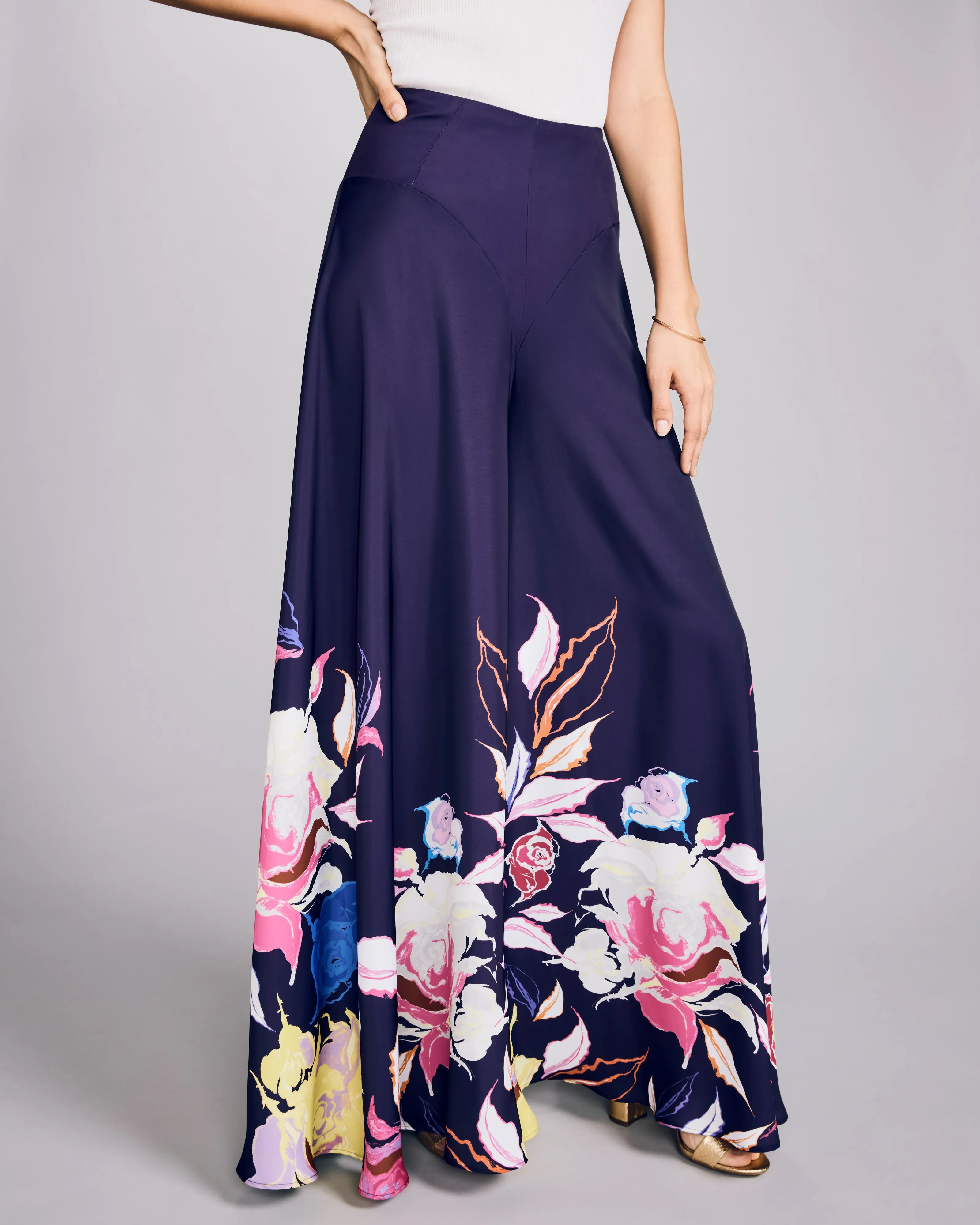 Petunia Floral Wide Legged Pant