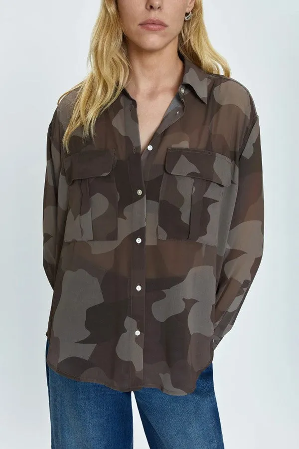 Reese Sheer Button Down Shirt