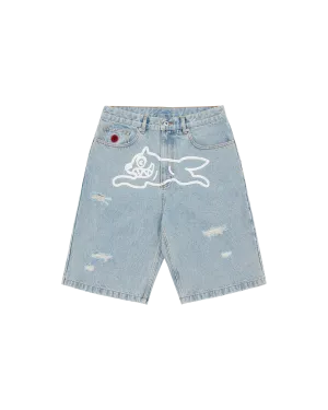 Running Dog Denim Shorts