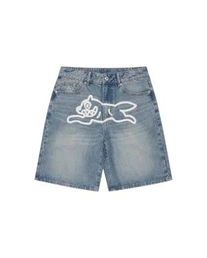 Running Dog Denim Shorts