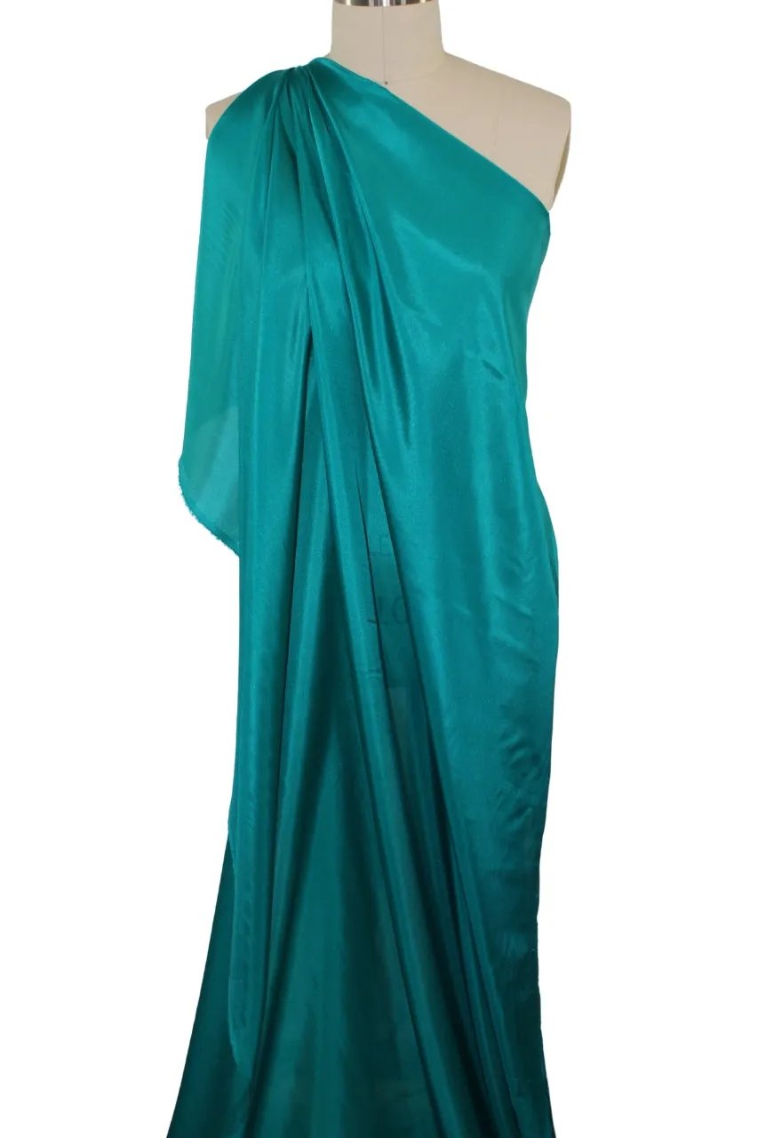 Silk Habotai Lining - Bright Turquoise