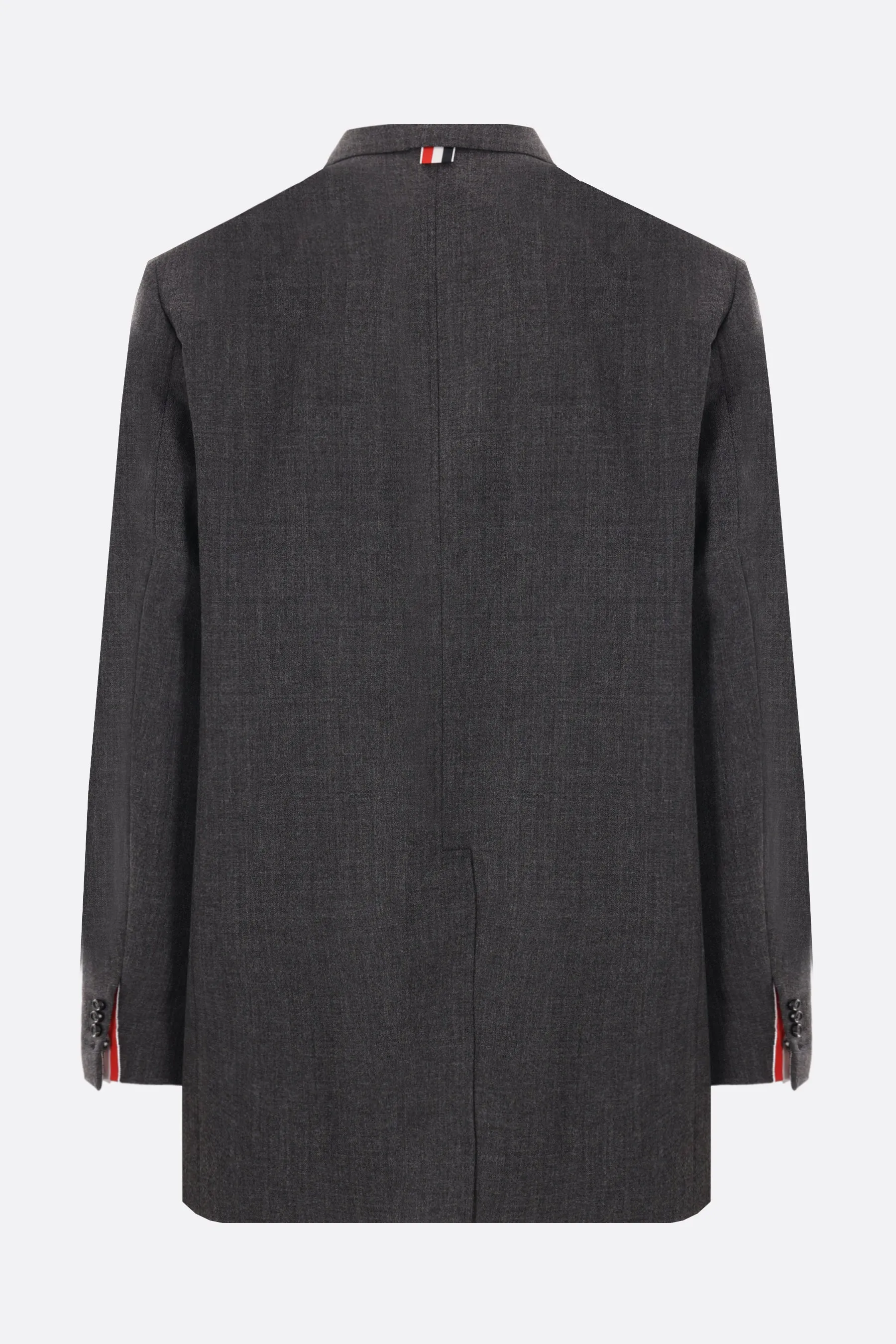 Single-breasted Crispy Wool Jacket