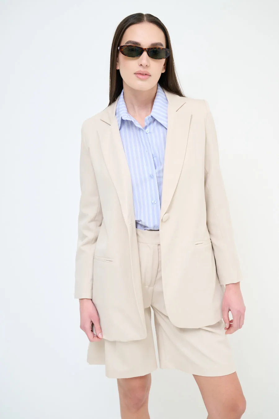 Single-button classic blazer wholesale