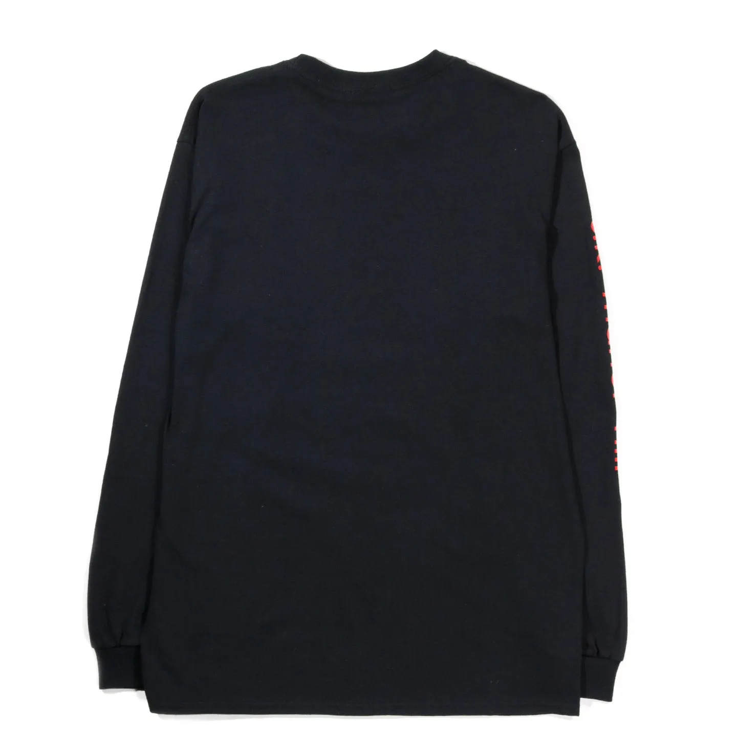 S.K. MANOR HILL LONG SLEEVE LOGO T BLACK