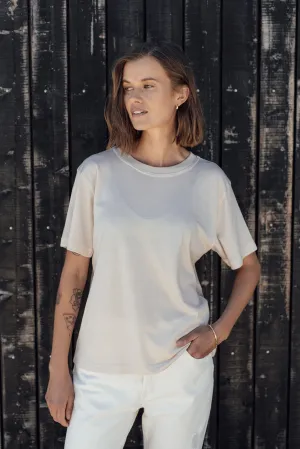 The Merino T-Shirt - Almond