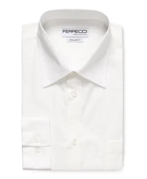 Virgo White Regular Fit Shirt